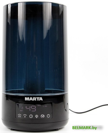 Увлажнитель воздуха Marta MT-2697 (черный жемчуг) - фото2