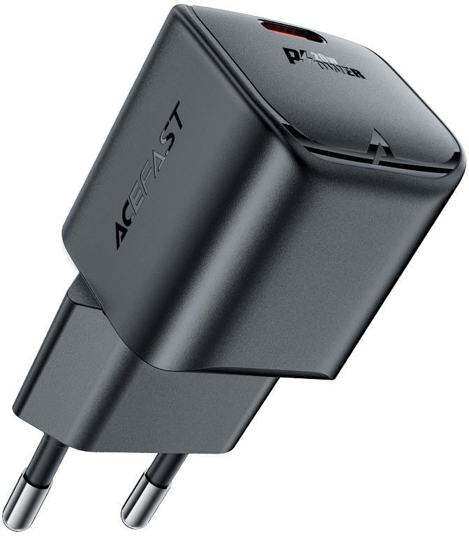 Сетевое зарядное AceFast A73 (черный) - фото