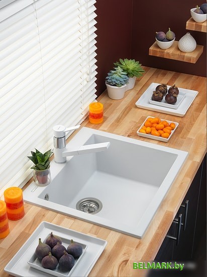 Кухонная мойка Longran Cube CUG 410.500 (truffle/54) - фото2
