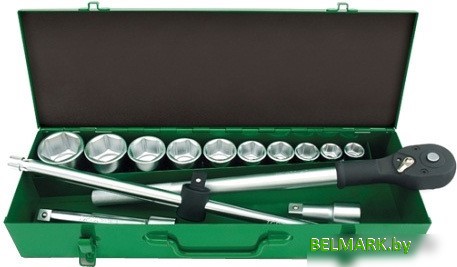 Набор торцевых головок Toptul GCAD1405 14 предметов - фото