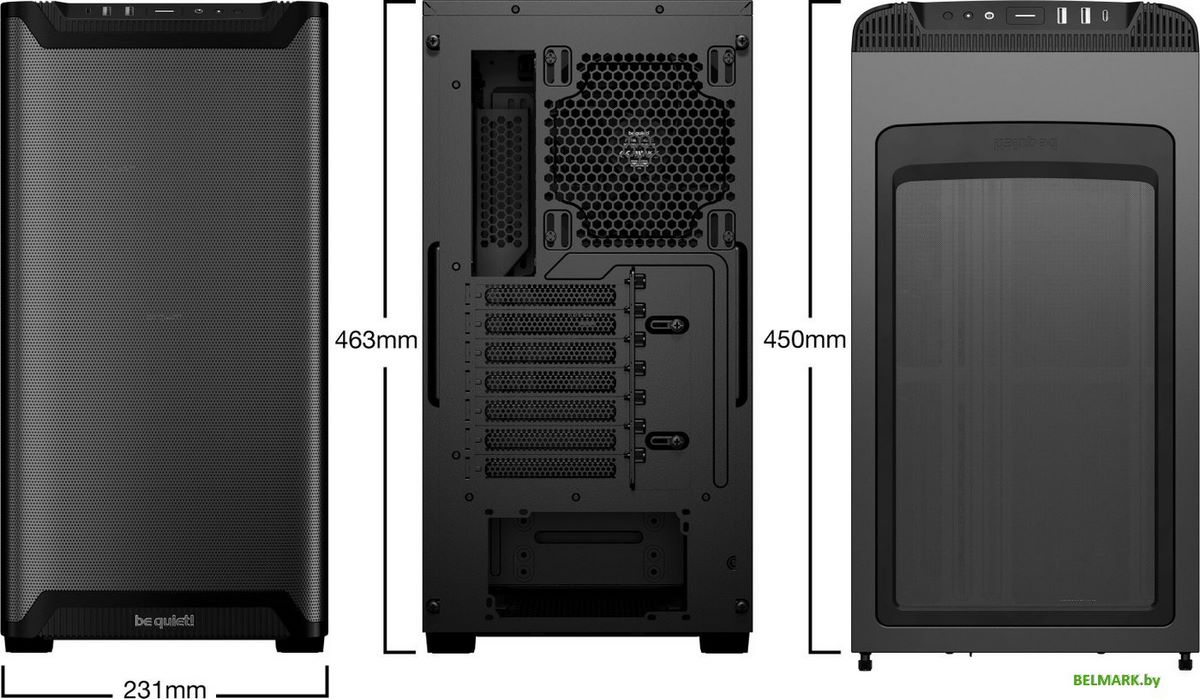 Корпус be quiet! Pure Base 501 Airflow Black BG074 - фото2