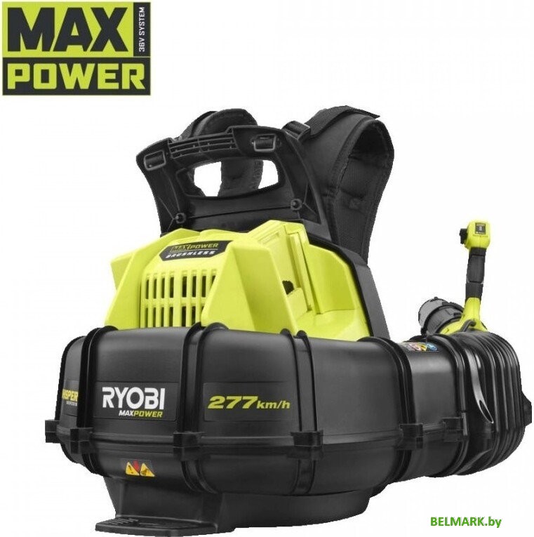 Ранцевая воздуходувка Ryobi RY36BPXB-0 5133005947 (без АКБ) - фото