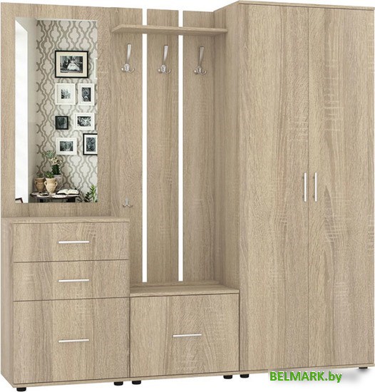 Стенка Интермебель Визит-4 (дуб сонома) - фото