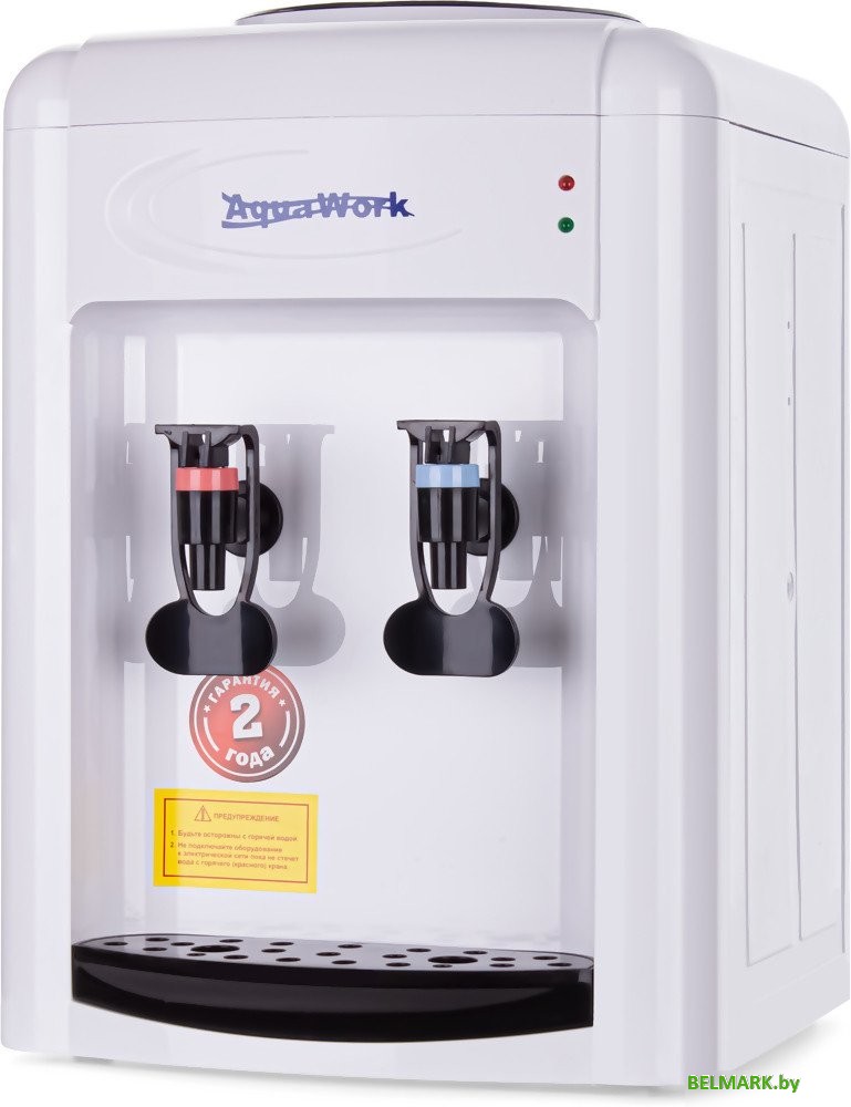 Кулер для воды AquaWork 0.7-TDR (бело-черный) - фото
