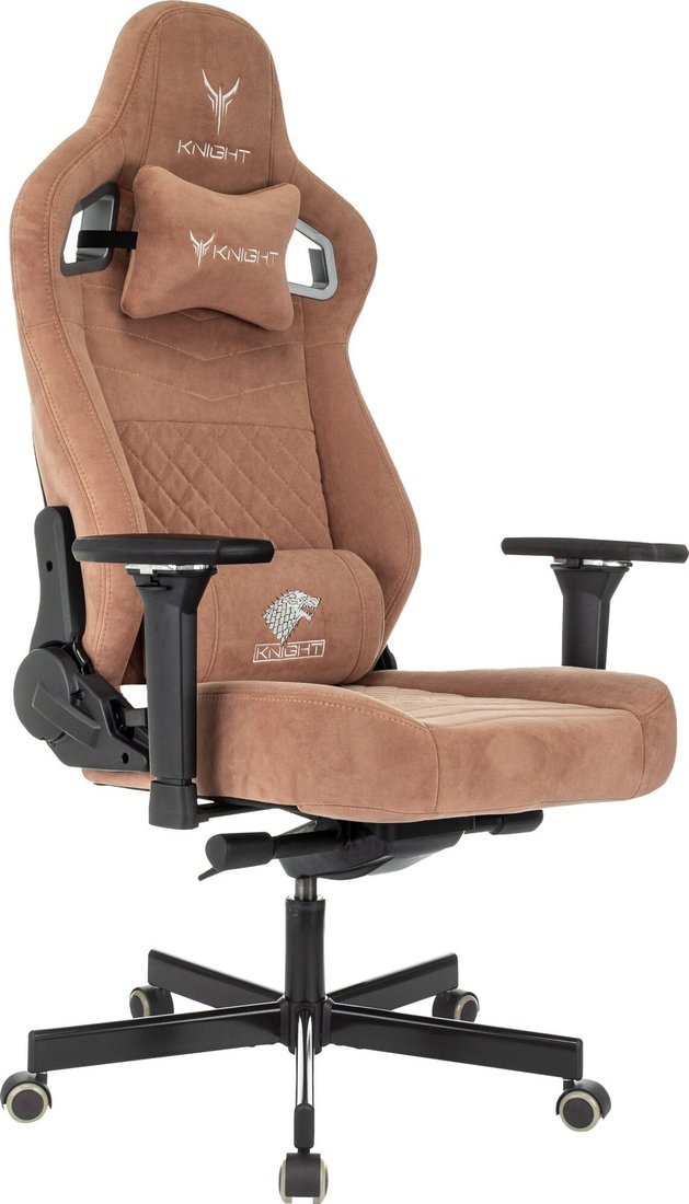 Игровое (геймерское) кресло Knight Hunter (светло-коричневый Alfa 731) - фото
