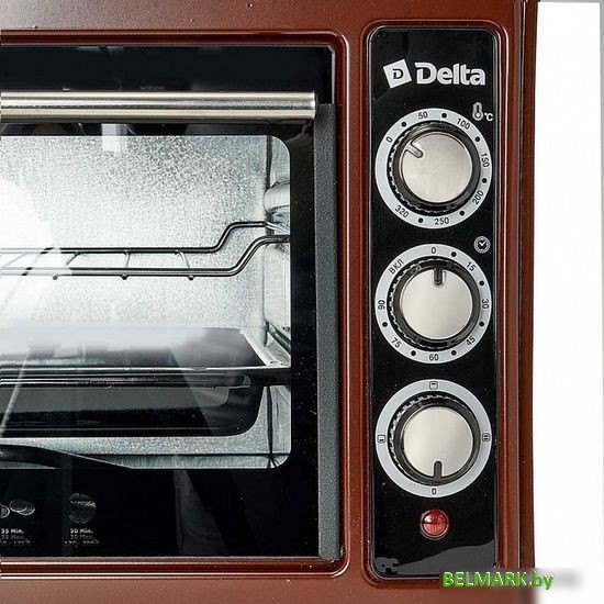 Мини-печь Delta D-0123 (коричневый) - фото2