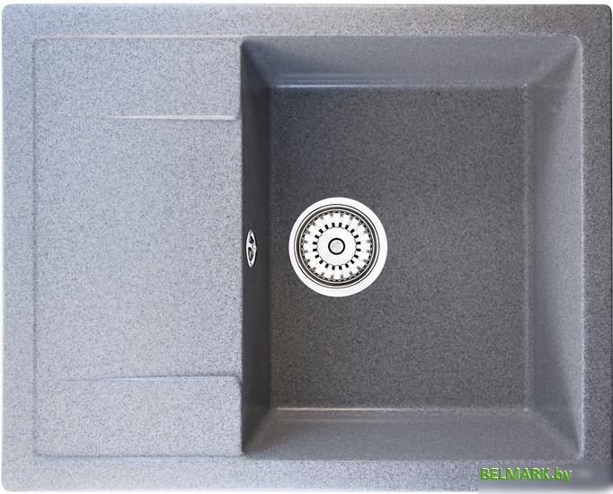 Кухонная мойка Berge BR-6502 (серый матовый) - фото