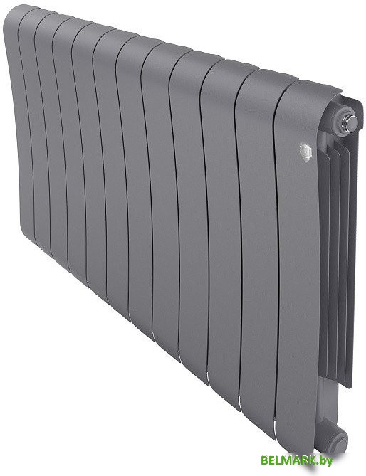 Биметаллический радиатор Royal Thermo Infinity 500 Silver Satin (12 секций) - фото