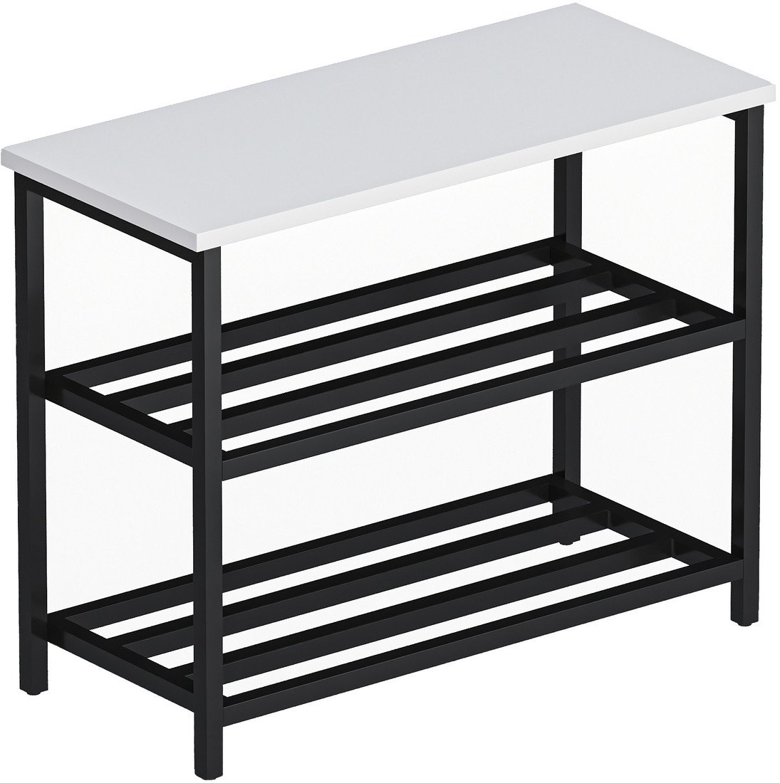 Полка для обуви Макс Стайл ОБ-700-W960 (Egger белый классический W960 ST7) - фото