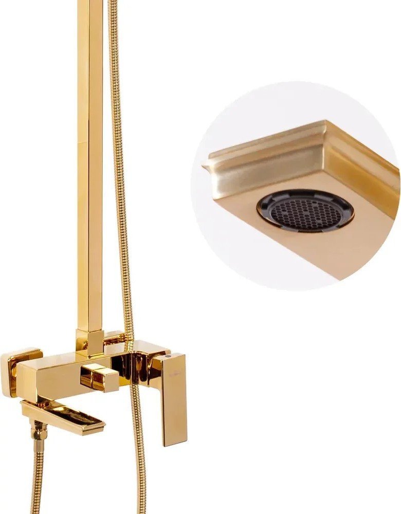 Душевая система Hansberge H5070 (золото глянец) - фото2