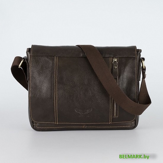 Сумка через плечо Poshete 253-5238-29-DBW (коричневый) - фото