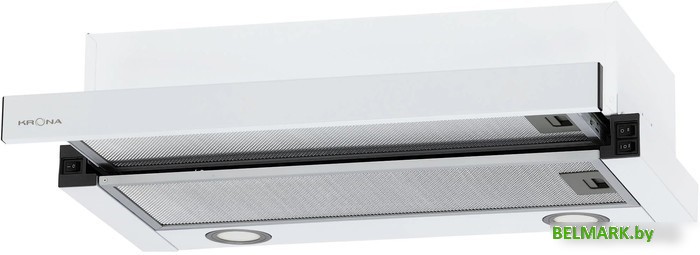 Кухонная вытяжка Krona Kamilla T 600 2 мотора (белый) - фото