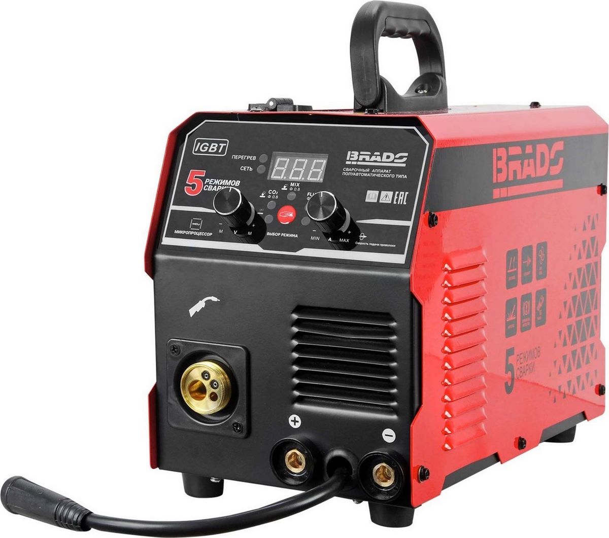 Сварочный инвертор Brado MIG/MMA-220L-24 - фото2