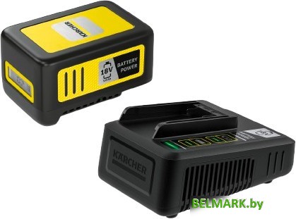 Аккумулятор с зарядным устройством Karcher Battery Power 18/50 2.445-063.0 (18В/5 Ач + 18В) - фото