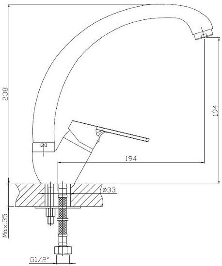 Смеситель Esko St.-Petersburg SPb 03 - фото2