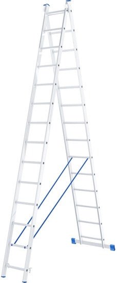 Лестница-стремянка СибрТех 97914 2x14 ступеней - фото