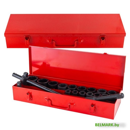 Набор трещотка с головками Everforce EF-6212-9MPB (21 предмет) - фото2