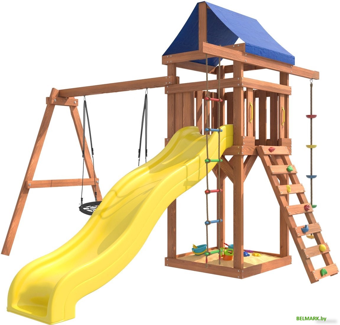 Игровой комплекс National Tree Company С качелями гнездо 100 IgroWoods ДП-12 - фото2