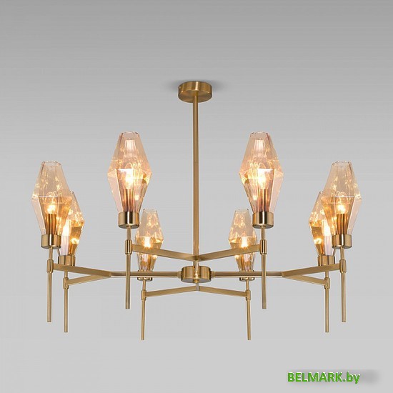 Подвесная люстра Евросвет Prism 60143/8 латунь - фото