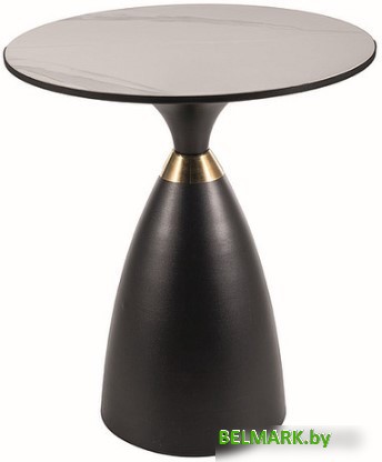 Журнальный столик Signal Gemini (белый/черный/золотой) - фото