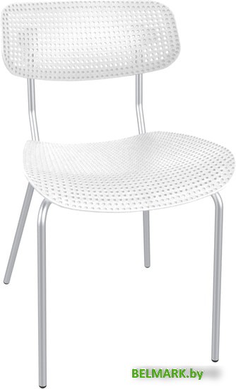 Стул Sheffilton SHT-S85М (белый/хром лак) - фото