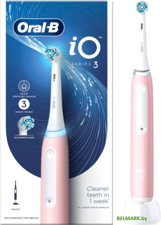Электрическая зубная щетка Oral-B iO Series 3 iOG3.1A6.0 (розовый) - фото
