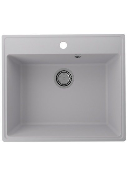 Кухонная мойка Ulgran QUARTZ Forte 580-04 (платина) - фото