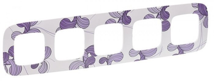 Рамка Legrand Valena Allure 754365 (флора) - фото