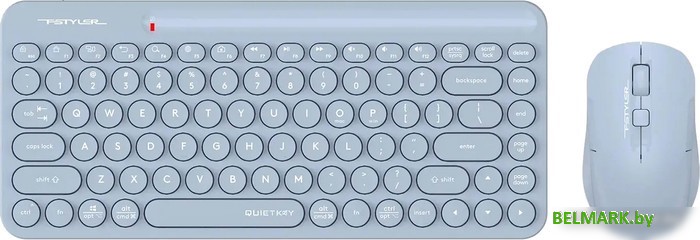 Офисный набор A4Tech Fstyler FG3200 Air (синий) - фото