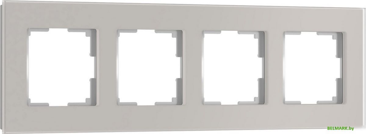 Рамка Werkel Senso W0043117 (дымчатый/стекло Soft-Touch) - фото