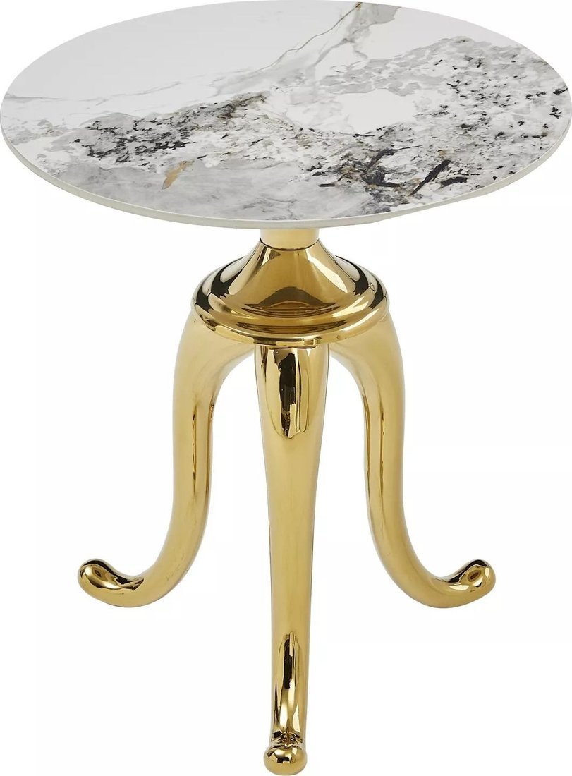 Журнальный столик Signal Snake (белый/золотой) - фото2