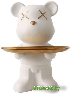 Статуэтка Merry Bear Home Decor Violent Bear Черное и белое 30001208 - фото