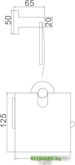 Держатель для туалетной бумаги Ledeme L71703U - фото2