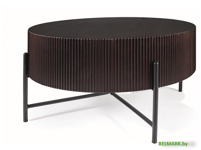 Журнальный столик Signal Tuca (темный орех/черный) - фото2