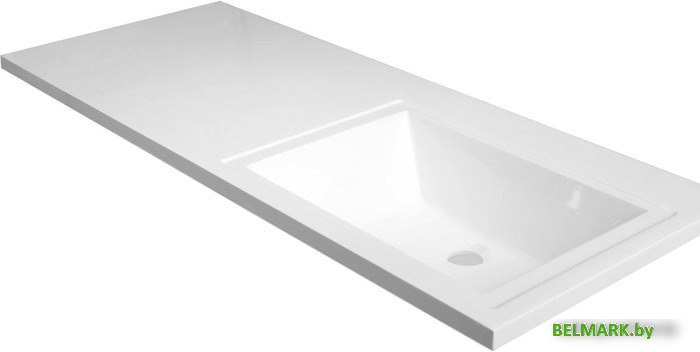 Умывальник Эстет Даллас 110, правая (белый) - фото