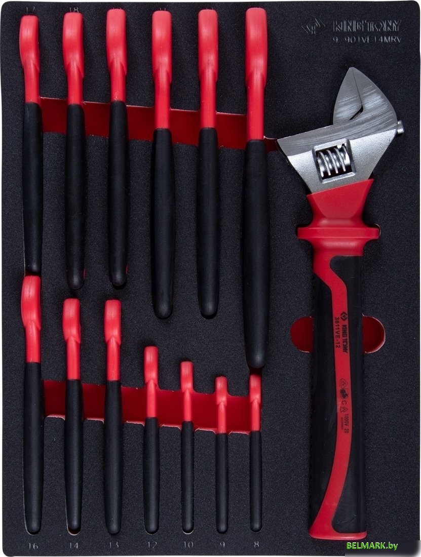 Набор ключей King Tony 9-901VE14MRV (14 предметов) - фото