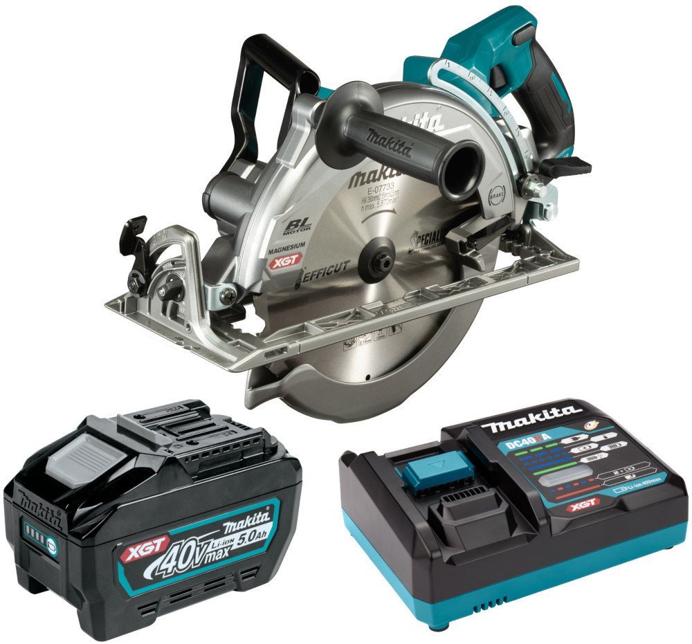 Дисковая (циркулярная) пила Makita RS002GT101 (с 1-им АКБ) - фото