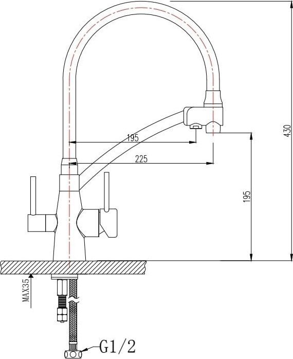 Смеситель Raglo R80.621.43 - фото2