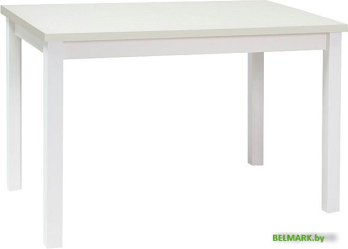 Кухонный стол Signal Adam 120x68 (белый матовый) - фото