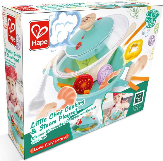 Набор игрушечной посуды Hape Маленький повар E3187-HP - фото2