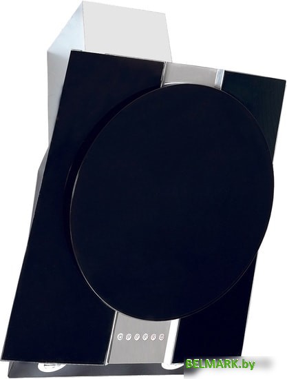 Кухонная вытяжка Elikor Графит 80Н-700-Э4Д (нержавеющая сталь/черное стекло) - фото