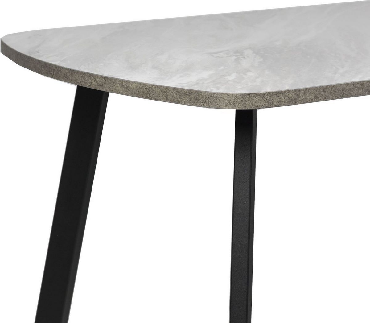 Кухонный стол ВВР Пластиковый (лавант/бетон светлый/черный профиль 110/70) - фото2