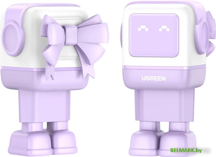 Сетевое зарядное Ugreen Nexode RG 65W CD361 (белый/сиреневый) - фото