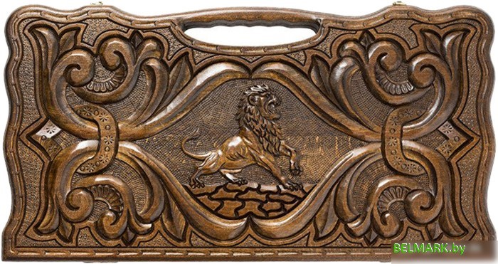 Шашки/нарды Haleyan Лев с ручкой kh015 - фото