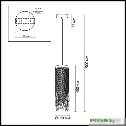 Подвесная люстра Odeon Light Chokka 5028/1 - фото2
