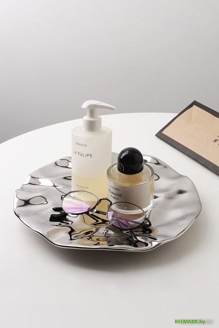 Декоративная тарелка Merry Bear Водяная Серебро 30001191 - фото2