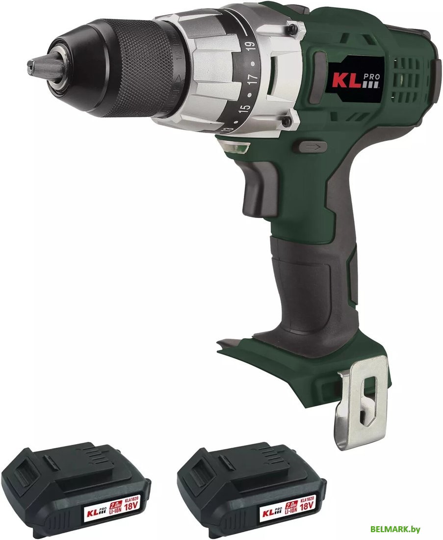Дрель-шуруповерт KLPRO KLNM18-20 (с 2-мя АКБ, кейс) - фото