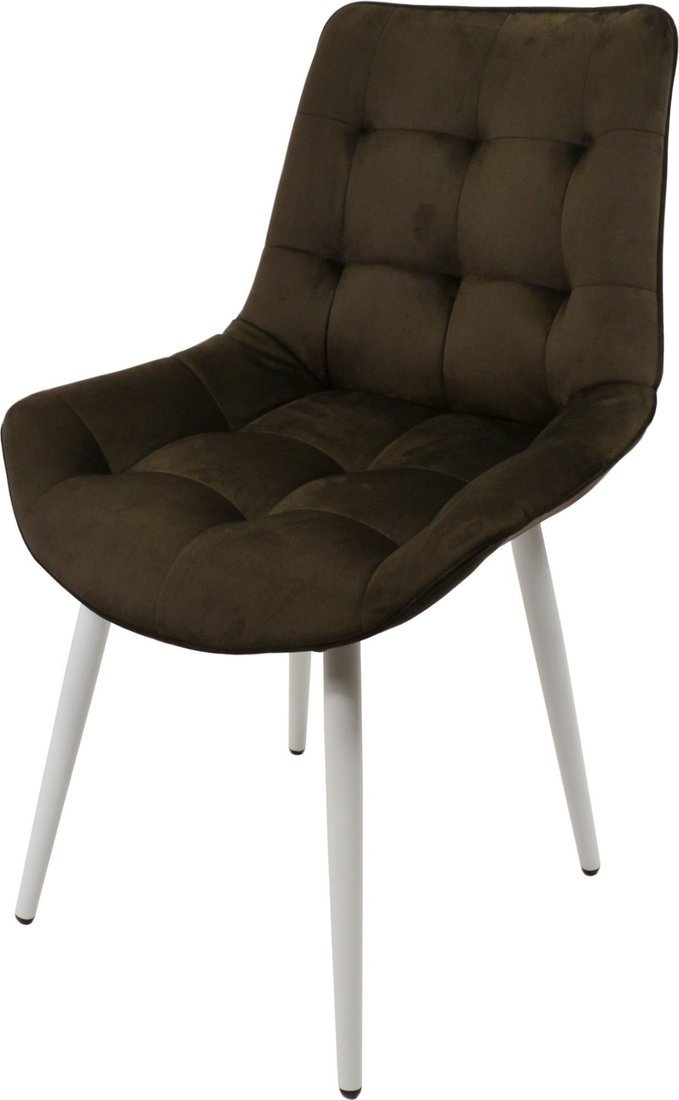 Мирабелла Женева Велюр (кофейный/белый) - фото