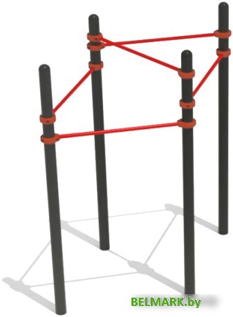 Турник Dinamika Двойной треугольник ZSO-001888 - фото