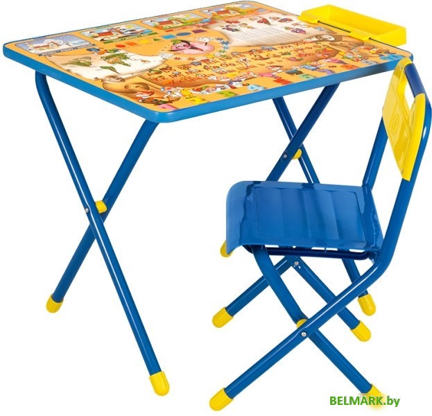 Складной стол Дэми Веселые гномы №3 (синий) - фото